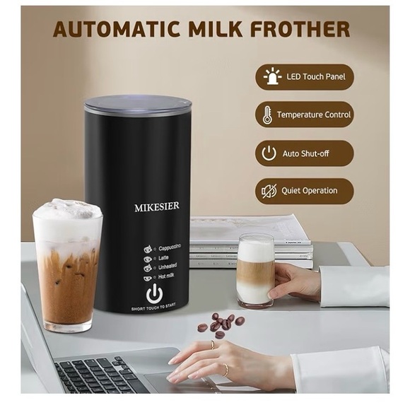 Milk Frother, 4 in 1 Electric Milk Frother and Steamer. BRAND NEW - Picture 5 of 14